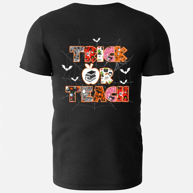 Trick Or Teacher Funny Halloween Teacher T-Shirts