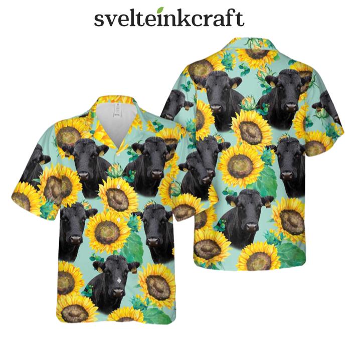 Unique Dexter Sunflowers Floral Farm 3D Hawaiian Shirt
