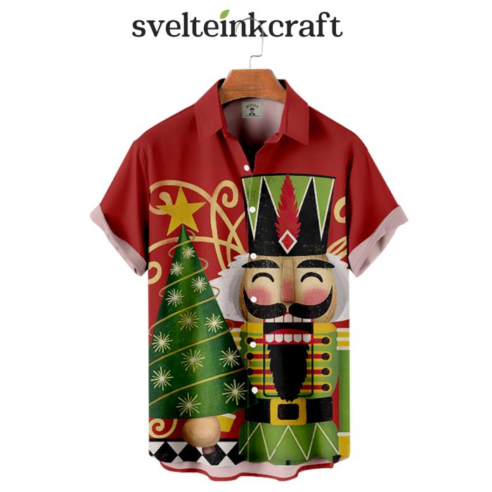 Vintage Christmas Nutcracker Hawaiian Shirt